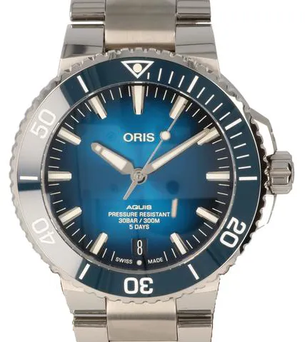 Oris Aquis 01 400 7763 4135-07 8 24 09PEB 43.5mm Stainless steel Blue