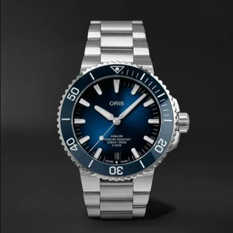 Oris Aquis 01 400 7763 4135-07 8 24 09PEB 43.5mm Stainless steel Blue