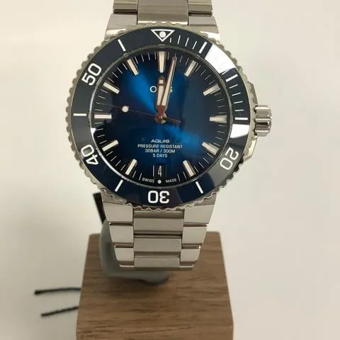 Oris Aquis 01 400 7763 4135-07 8 24 09PEB 43.5mm Stainless steel Blue