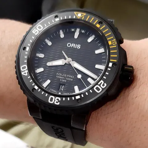 Oris Aquis 01 400 7767 7754-07 426 64BTEB Titanium Black