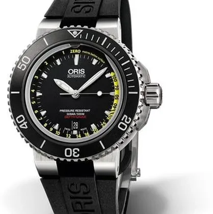 Oris Aquis Depth Gauge 01 733 7675 4154 46mm Stainless steel Black