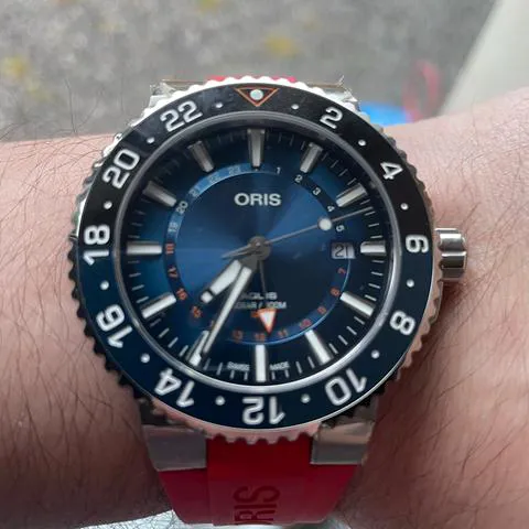 Oris Artelier Complication 01 798 7754 4185 43.5mm Stainless steel Blue