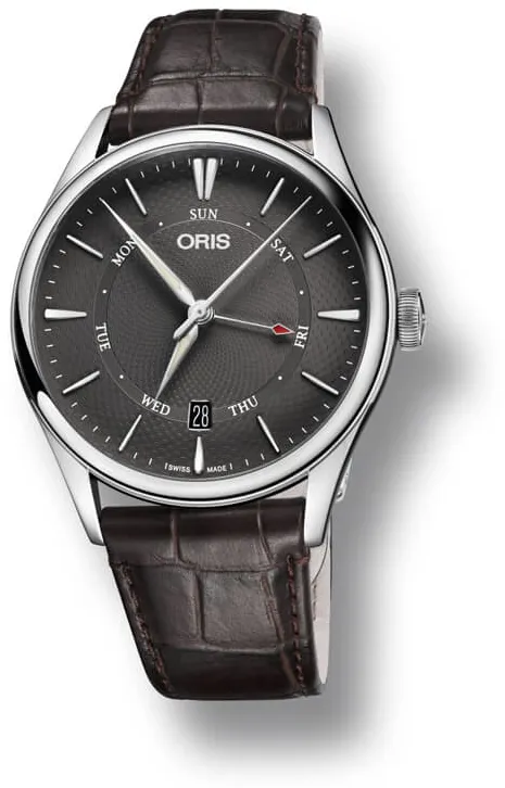 Oris Artelier Pointer Day Date 01 755 7742 4053-07 5 21 65FC 40mm Stainless steel Gray