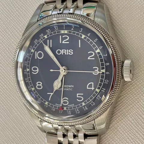 Oris Big Crown 01 754 7741 4065-07 8 20 22 40mm Stainless steel Blue