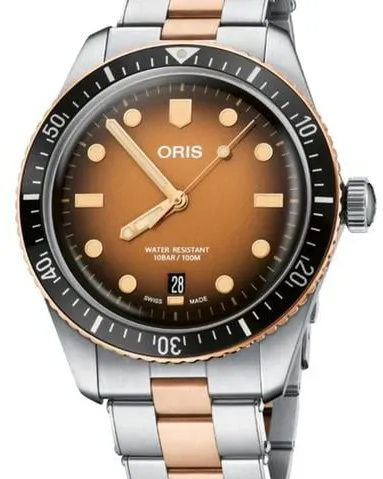 Oris Divers Sixty Five 01 733 7707 4356-07 8 20 17 40mm Bronze Brown