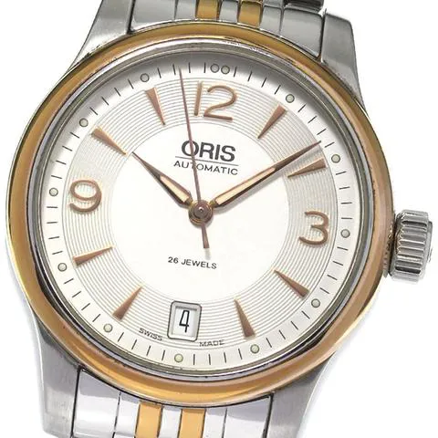 Oris 7578 37mm Silver Silver