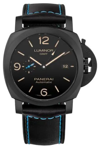 Panerai Luminor 1950 3 Days GMT Automa PAM01441 or PAM1441 44mm Ceramic Black