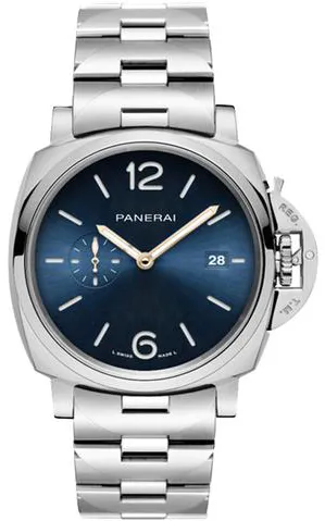 Panerai Luminor Marina PAM 01124 42mm Stainless steel Blue