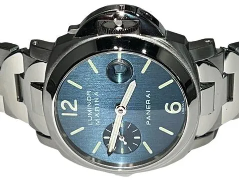 Panerai Luminor Marina Automatic PAM120 40mm Stainless steel Blue