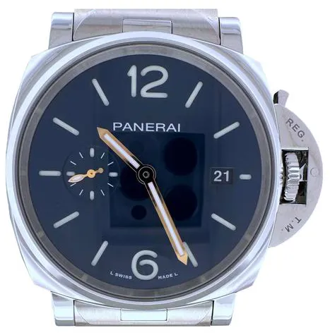 Panerai Luminor Marina PAM 01124 42mm Stainless steel Blue