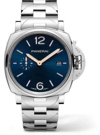 Panerai Luminor Marina PAM 01124 Stainless steel Blue