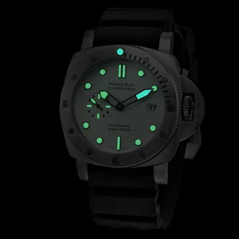 Panerai Submersible PAM02223 42mm Stainless steel White 6