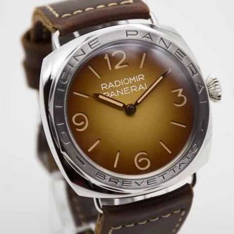 Panerai Radiomir PAM 00687 47mm Stainless steel Brown 2