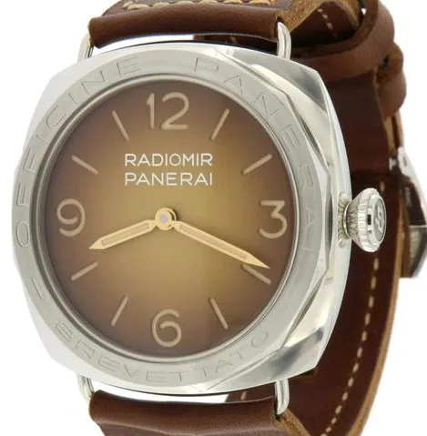 Panerai Radiomir PAM 00687 47mm Stainless steel Brown