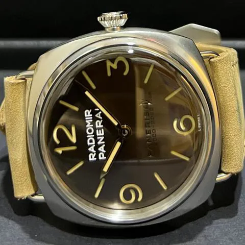 Panerai Radiomir PAM02020 45mm Stainless steel Brown