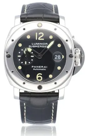 Panerai Submersible PAM 00024 Stainless steel Black