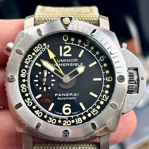 Panerai Submersible PAM 00193 47mm Titanium Black