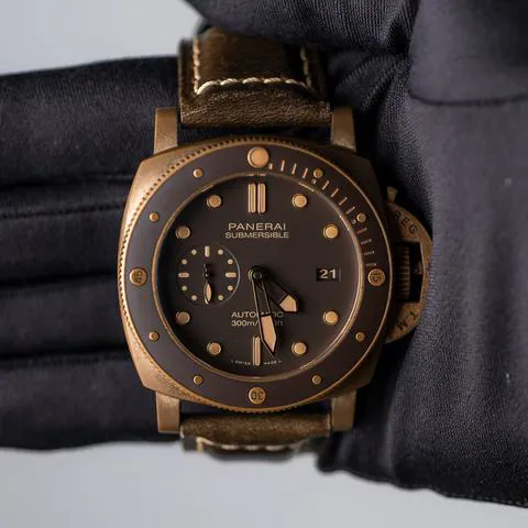 Panerai Submersible PAM 00968 47mm Bronze Brown