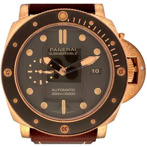 Panerai Submersible PAM 00968 47mm Bronze Brown