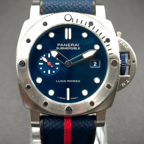 Panerai Submersible PAM 01391 44mm Stainless steel Blue 7