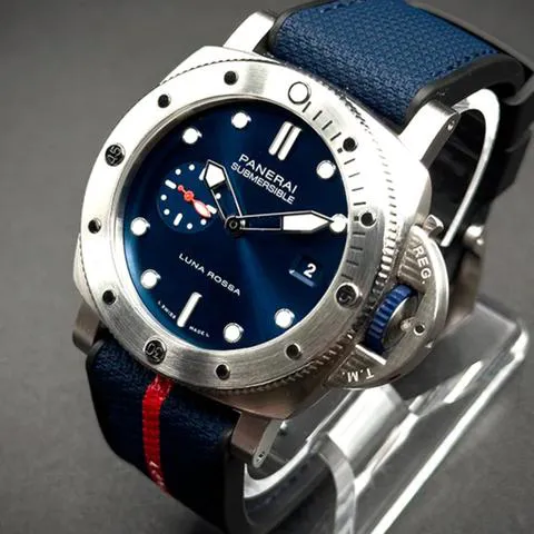 Panerai Submersible PAM 01391 44mm Stainless steel Blue 8