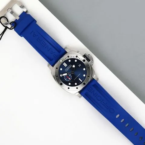 Panerai Submersible PAM 01391 44mm Stainless steel Blue 1