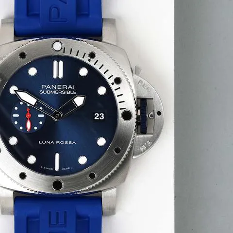 Panerai Submersible PAM 01391 44mm Stainless steel Blue 4