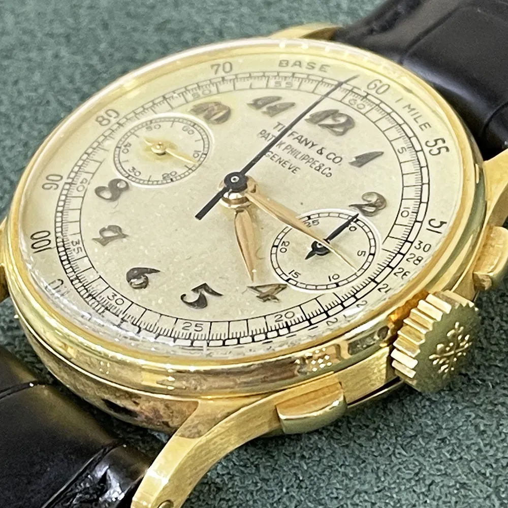 Patek Philippe Chronograph 130J 33mm Yellow gold White 2