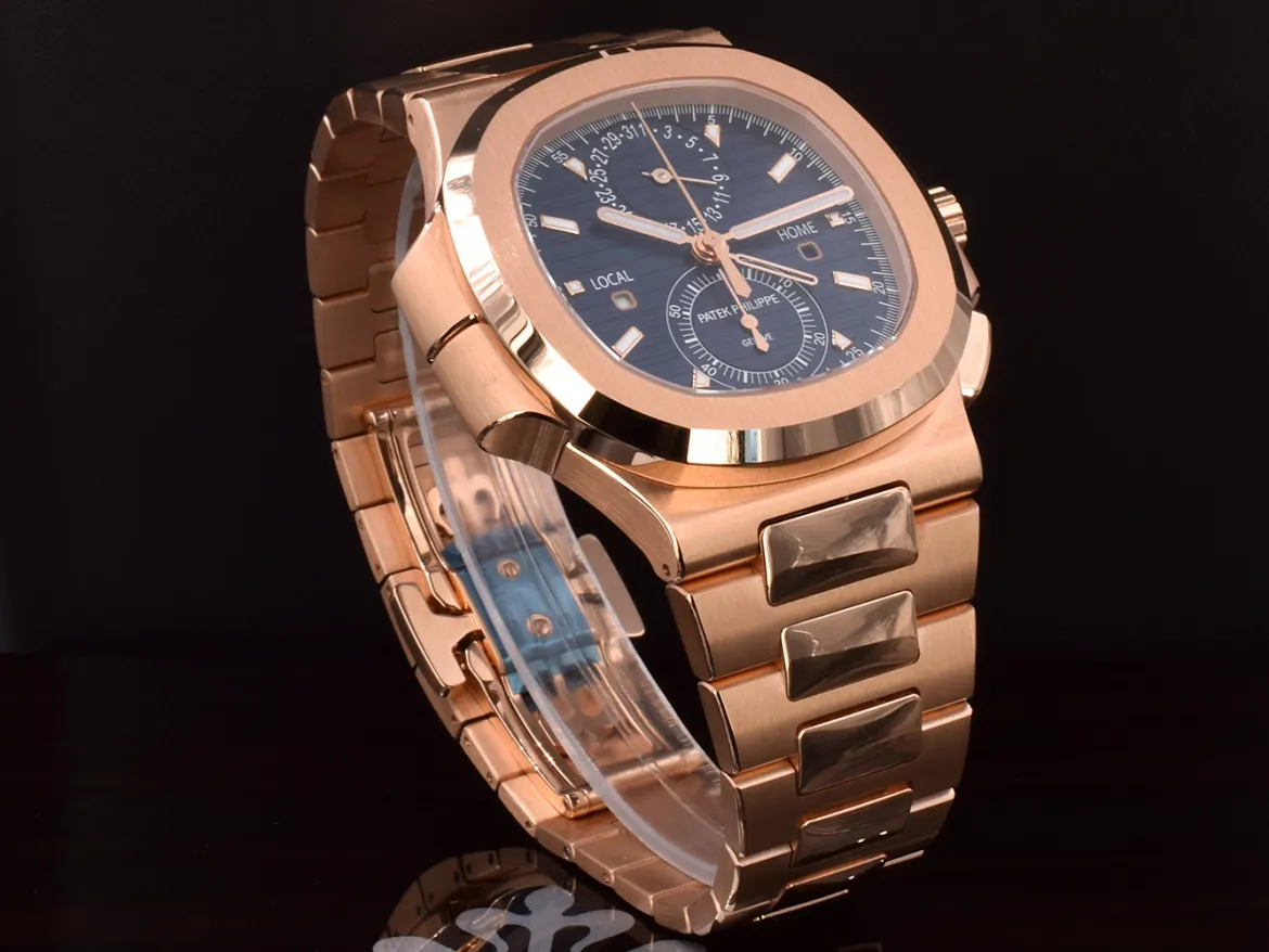 Patek Philippe Nautilus 5990/1R-001 40.5mm Rose gold Blue 8