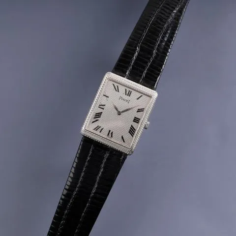 Piaget 9152 24mm White gold Silver