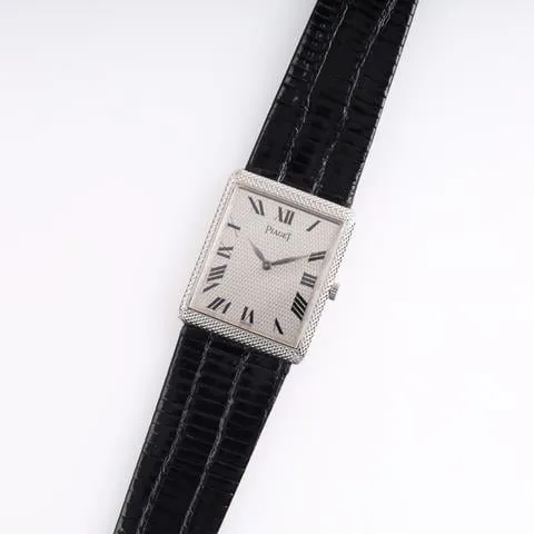 Piaget 9152 24mm White gold Silver 12