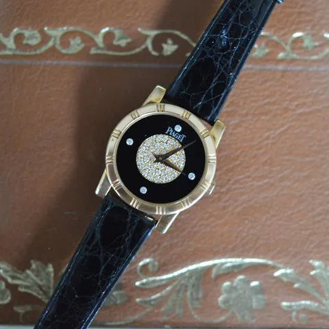 Piaget Dancer GOA09754 25mm Yellow gold Black