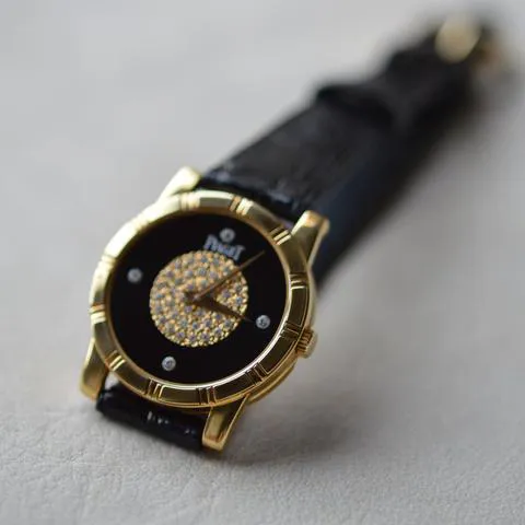 Piaget Dancer GOA09754 25mm Yellow gold Black 2