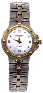 Raymond Weil Parsifal 9990 Stainless Steel$18kt Yellow Gold White