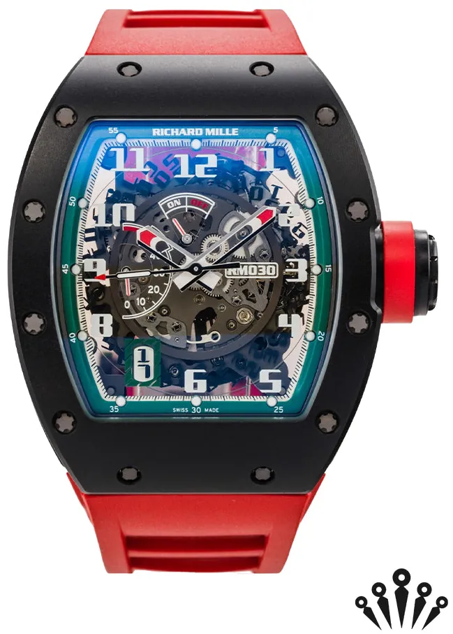 Richard Mille RM 030 RM 030 50mm Carbon fiber Skeletonized