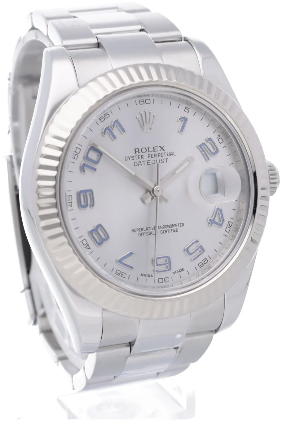 Rolex Datejust II 116334 41mm Steel & white gold White 3