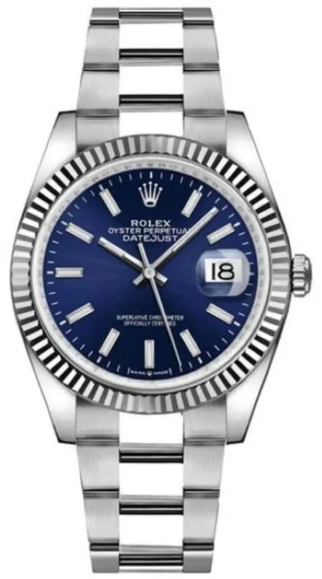 Rolex Datejust II 116334 41mm Stainless steel Blue