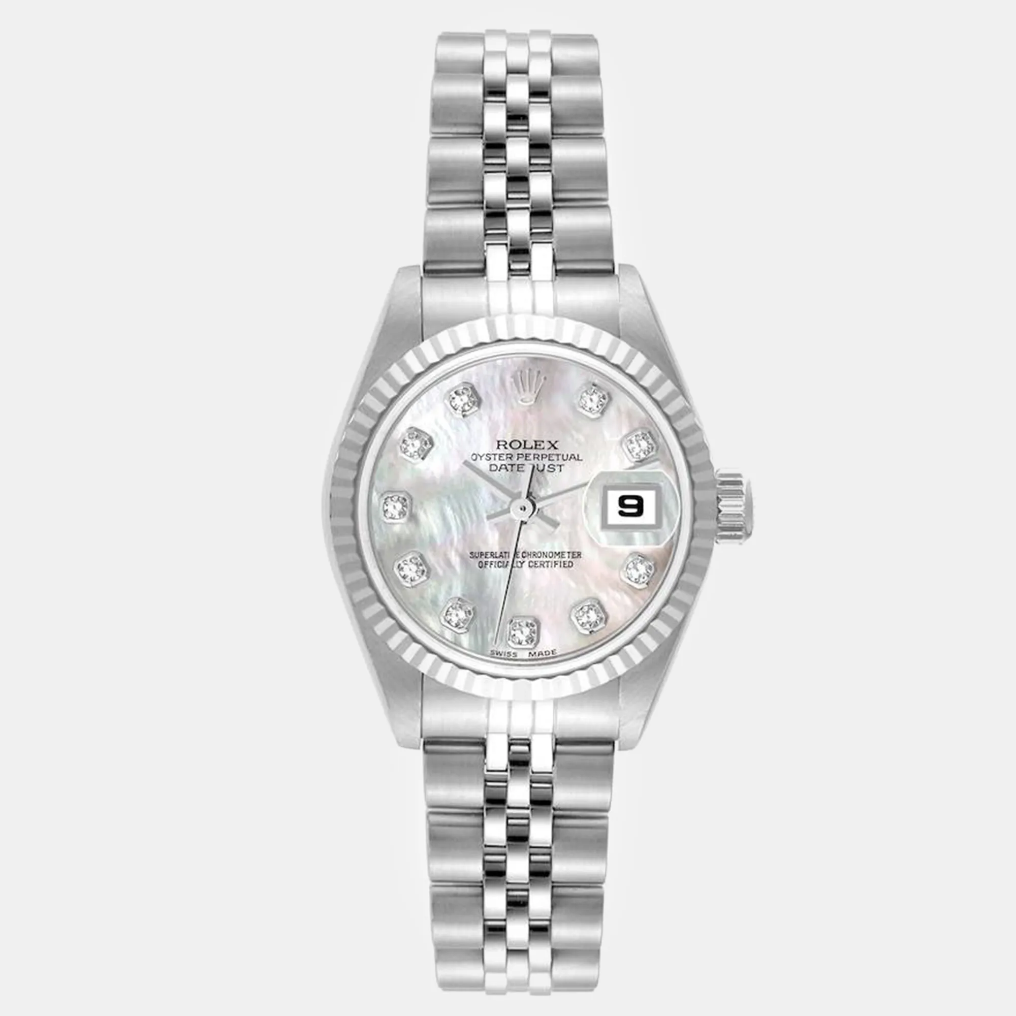 Rolex Datejust 26mm White gold and diamond-set