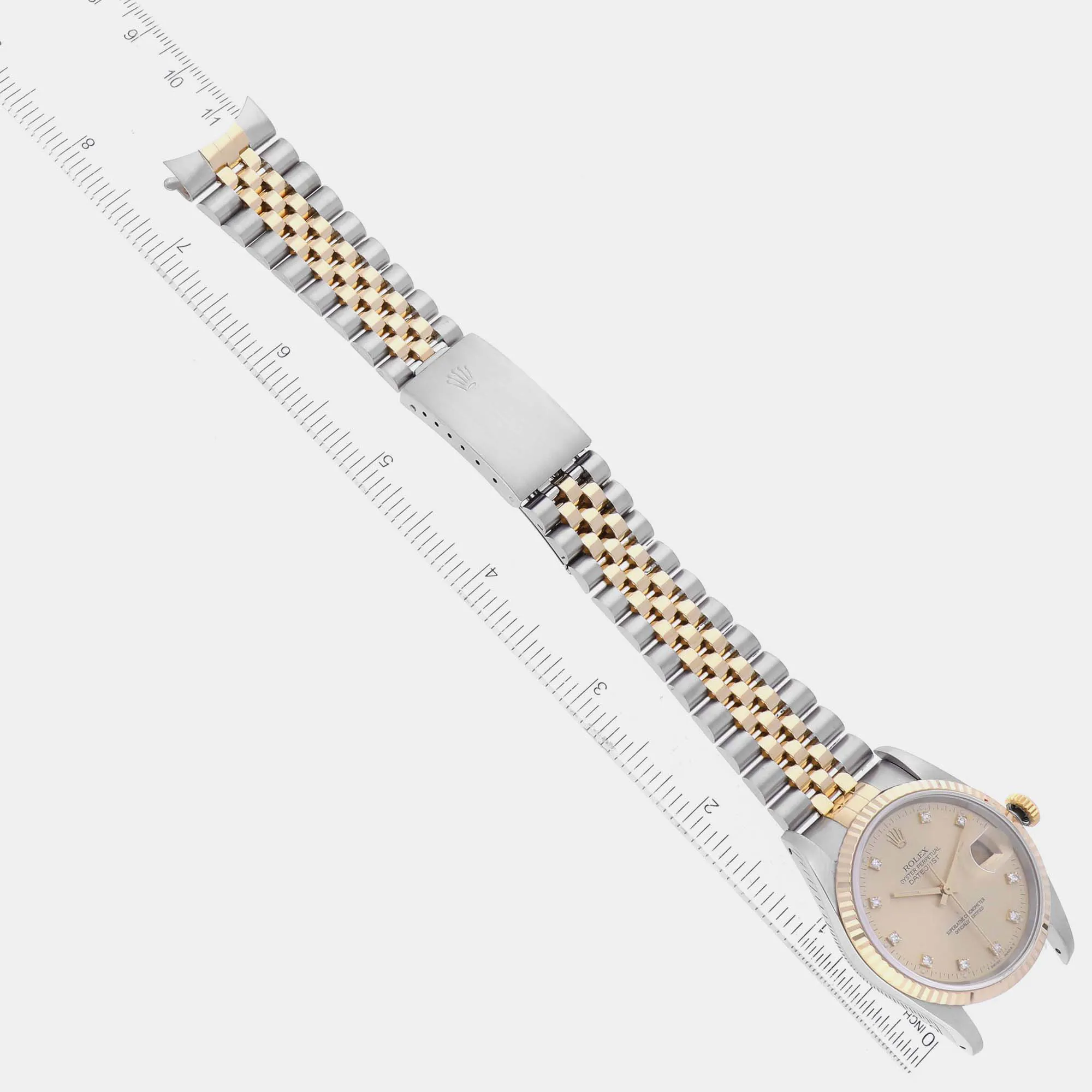 Rolex Datejust 36mm Yellow gold and stainless steel Champagne 6
