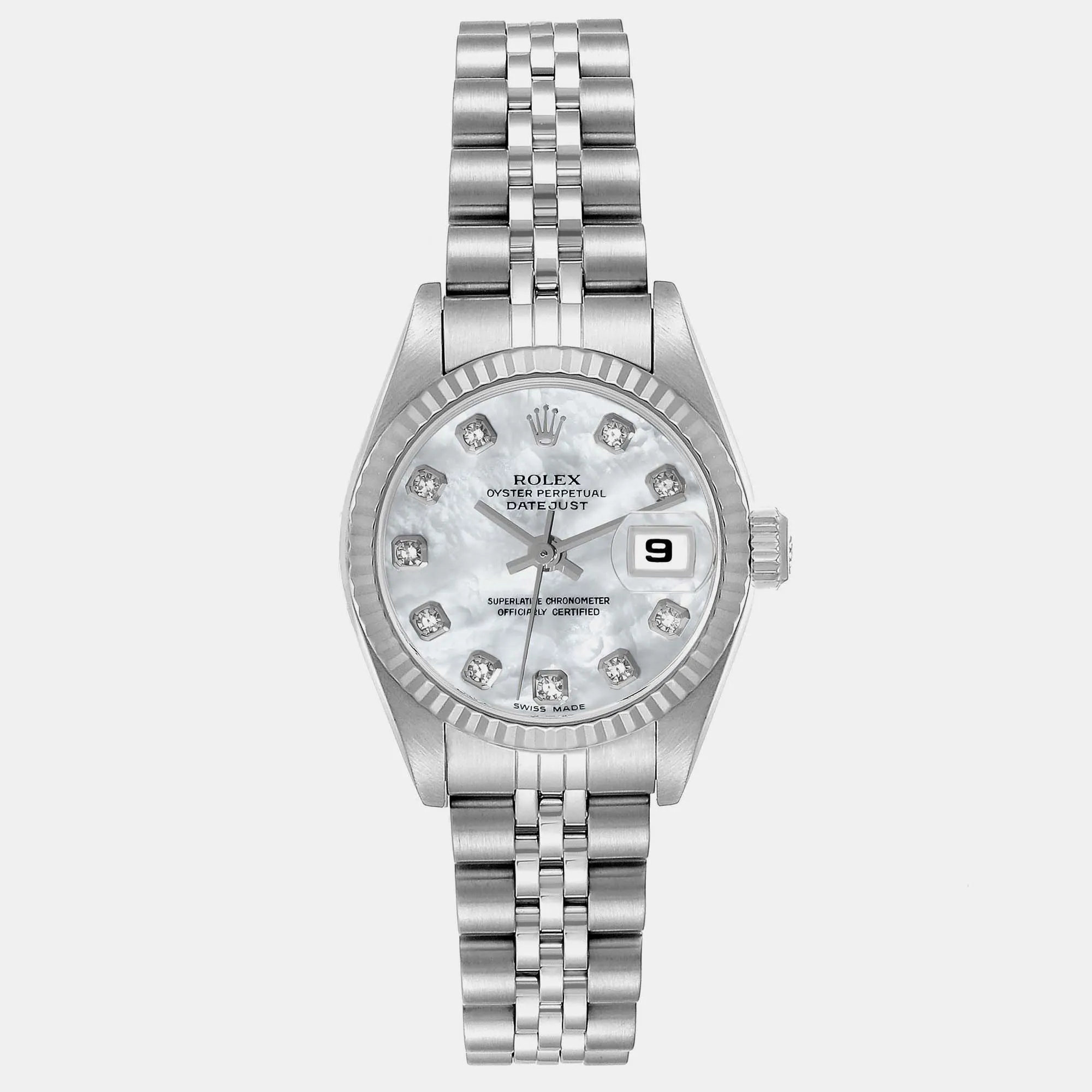 Rolex Datejust 26mm White gold and diamond-set