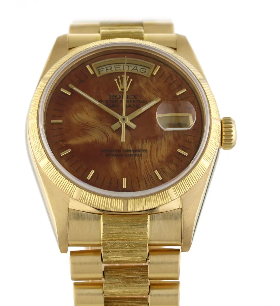 Rolex Day-Date 36 18078 36mm Yellow gold Brown