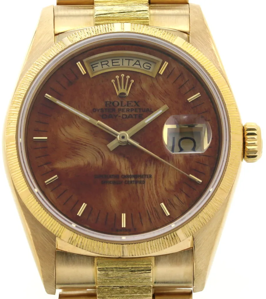 Rolex Day-Date 36 18078 36mm Yellow gold Brown 8