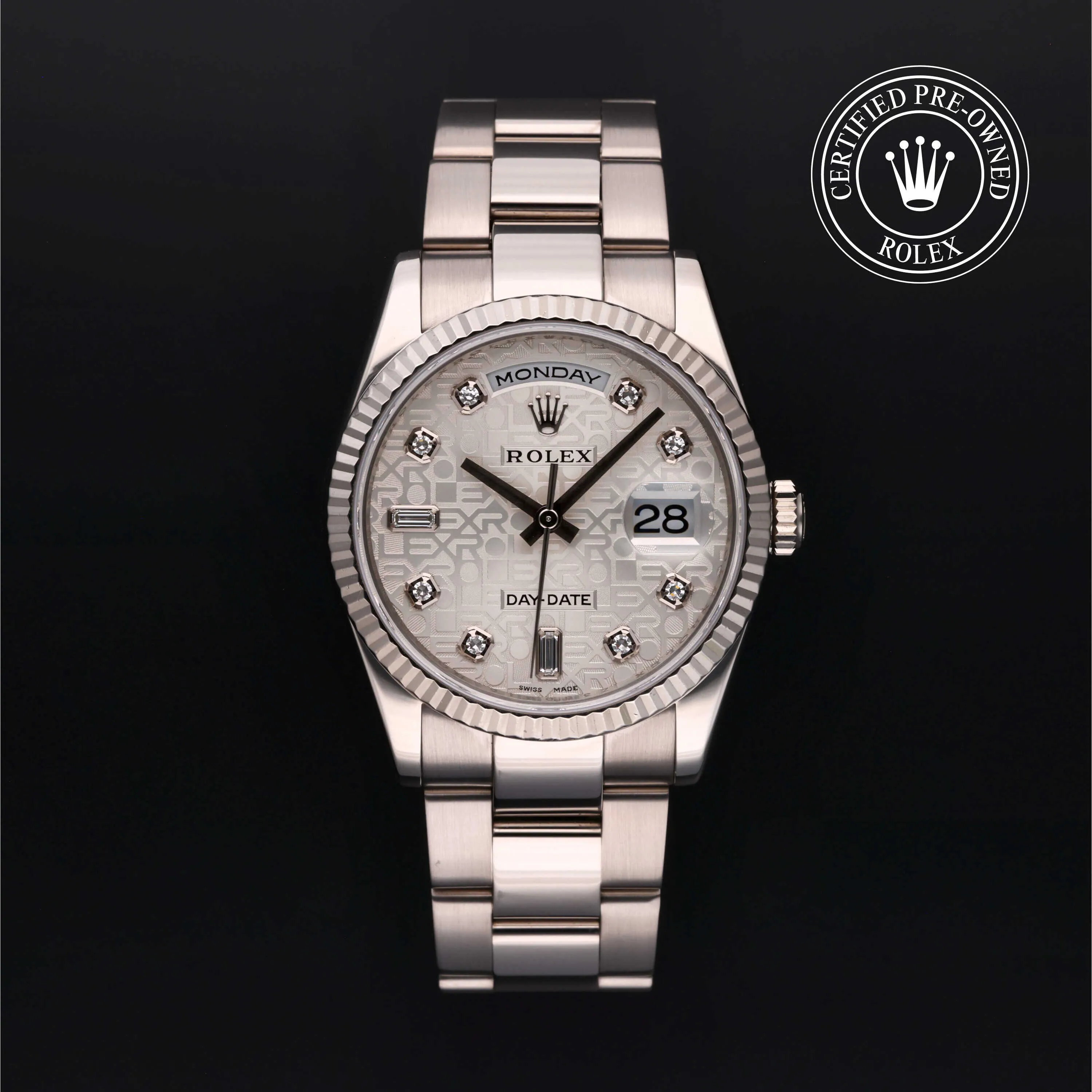 Rolex Day-Date 36 118239 36mm White gold Silver