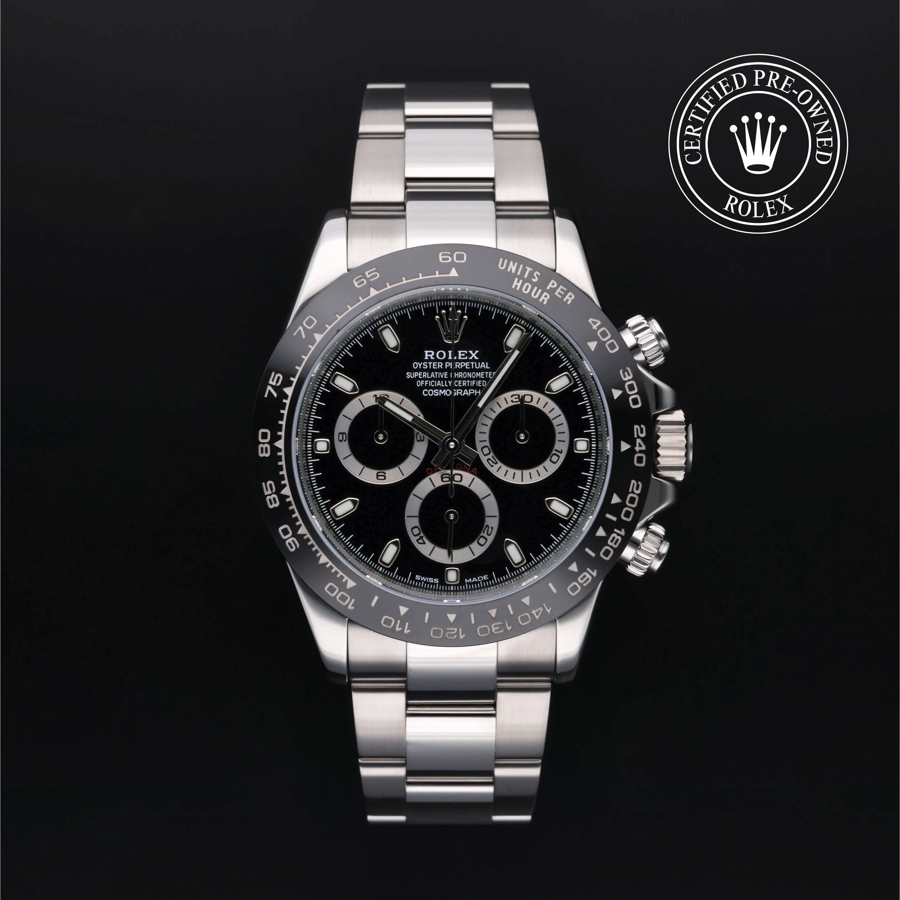 Rolex Daytona 116500LN 40mm Stainless steel Black