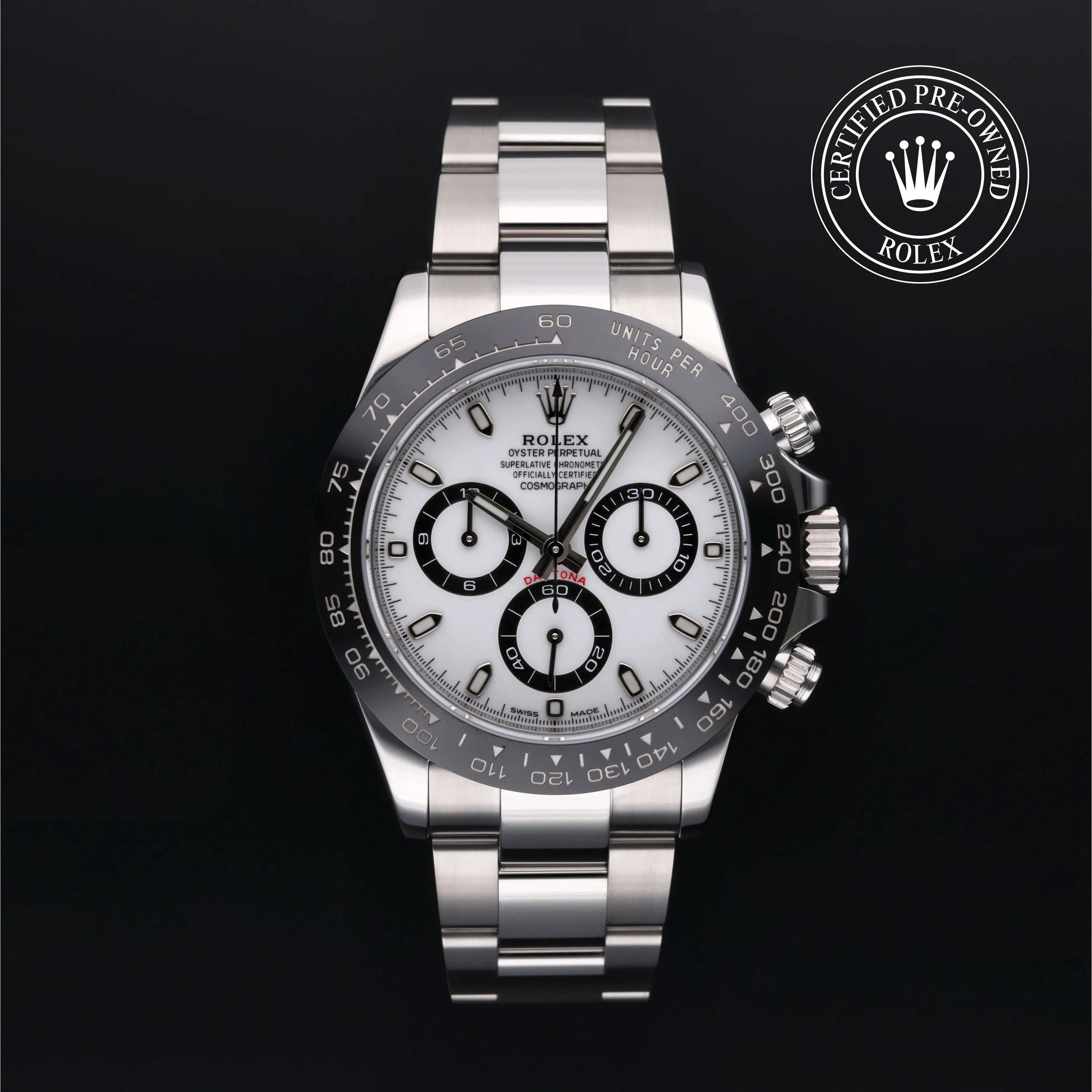 Rolex Daytona 116500LN 40mm Stainless steel White