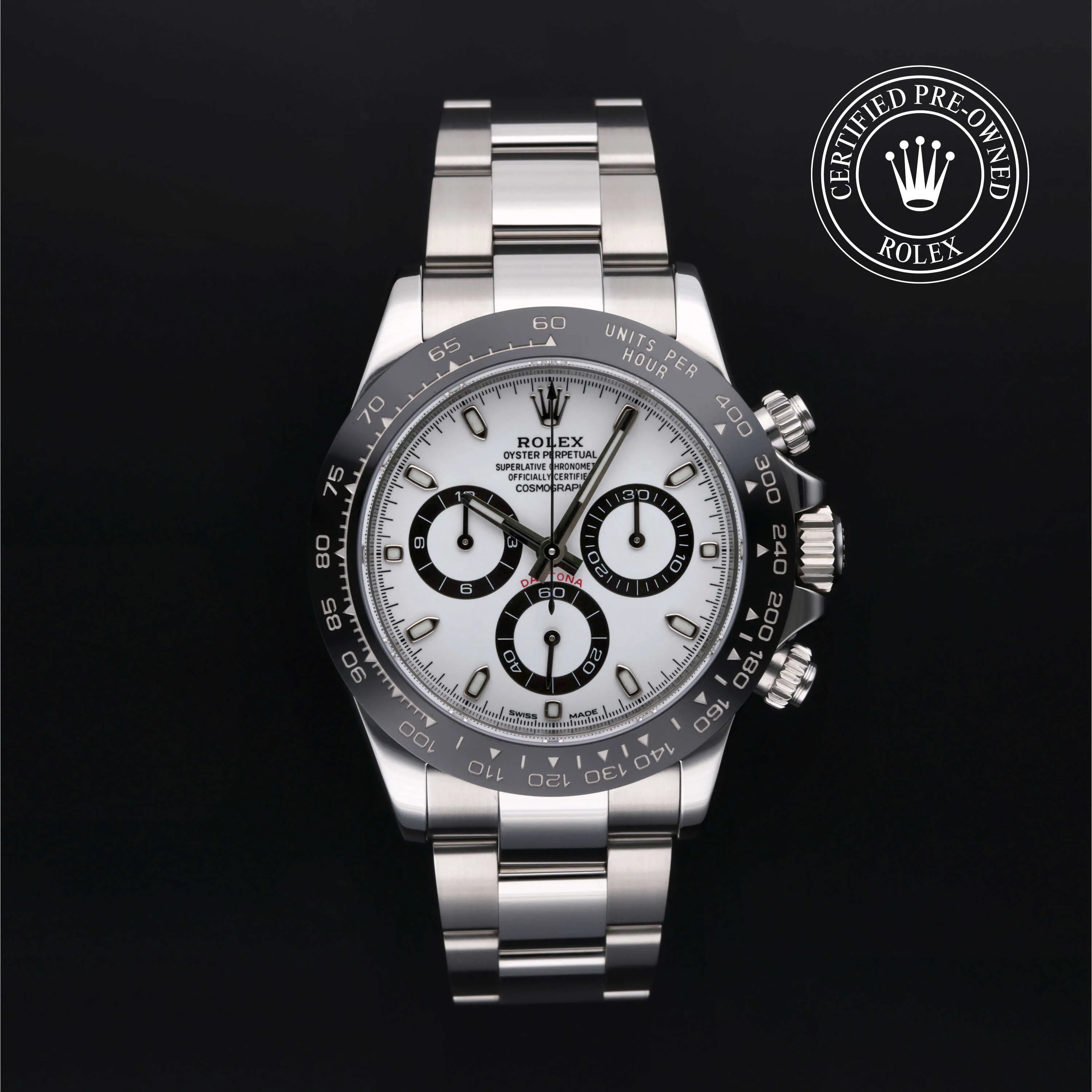 Rolex Daytona 116500LN 40mm Stainless steel White