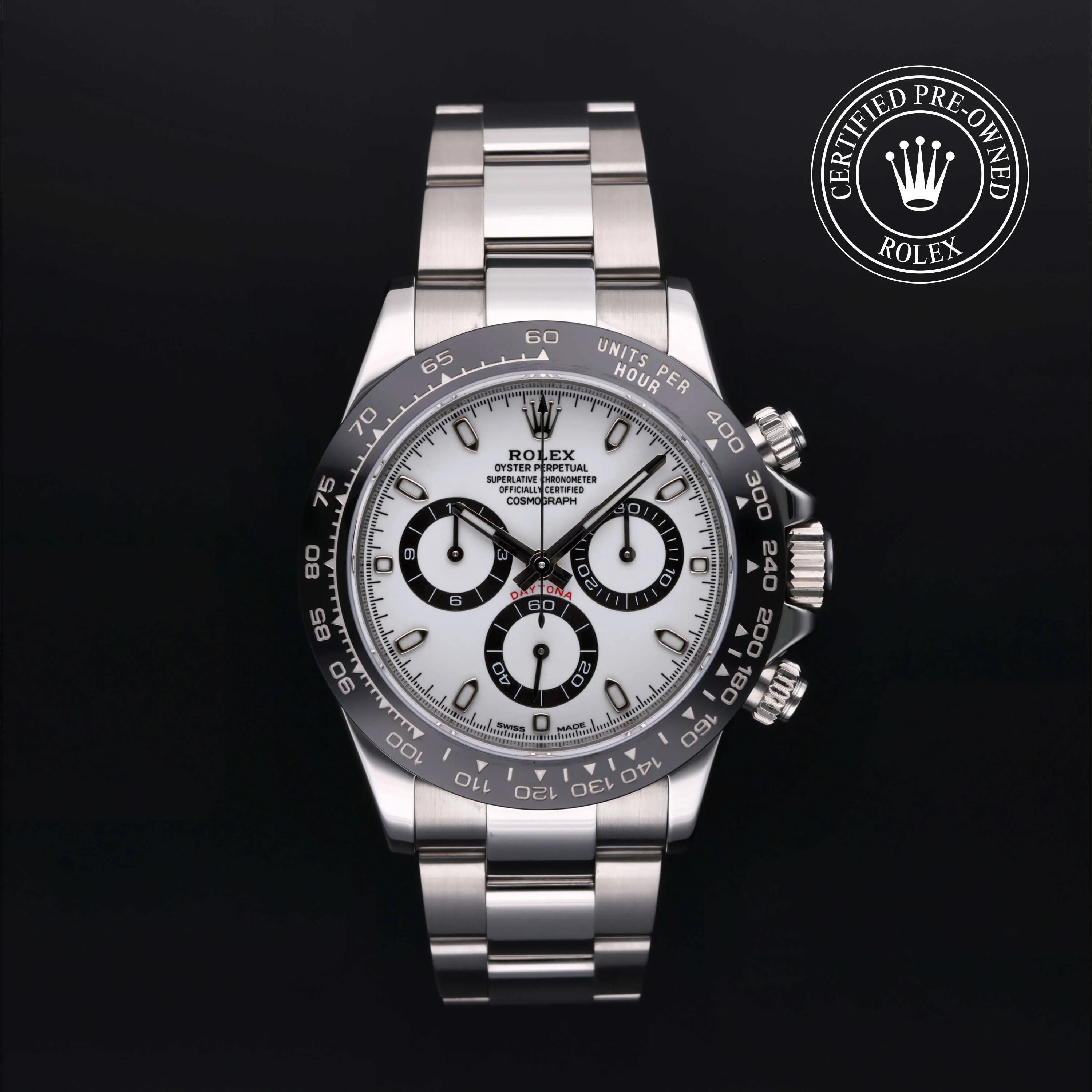 Rolex Daytona 116500LN 40mm Stainless steel White