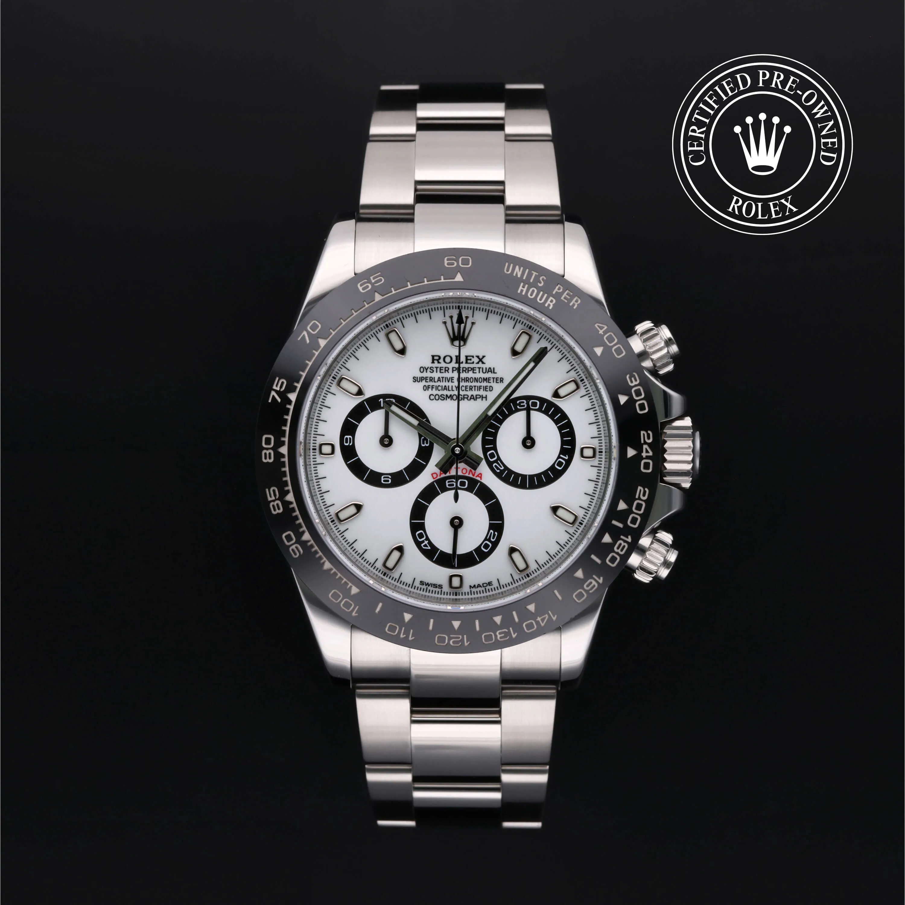 Rolex Daytona 116500LN 40mm Stainless steel White