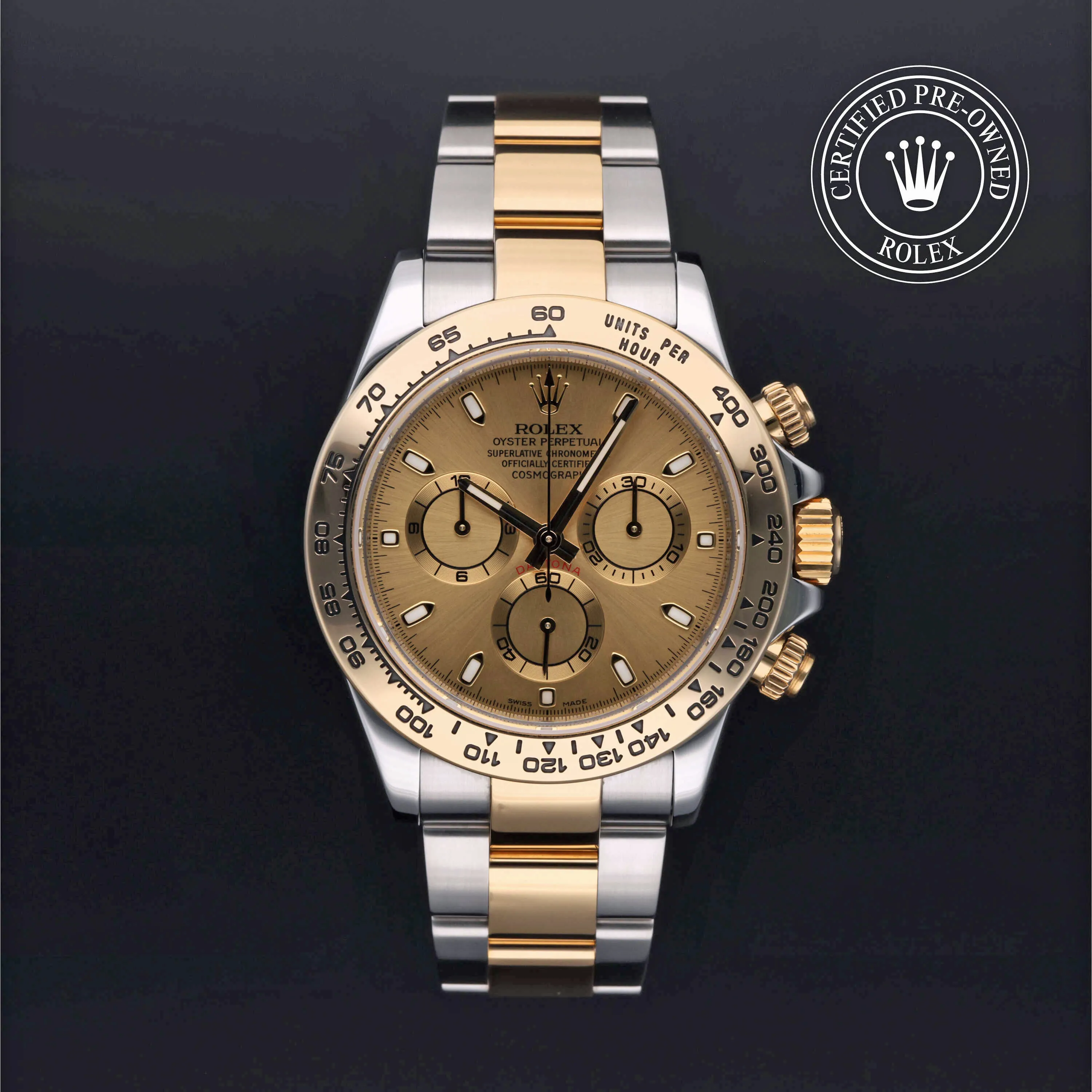 Rolex Daytona 116503 40mm Yellow gold and stainless steel Champagne