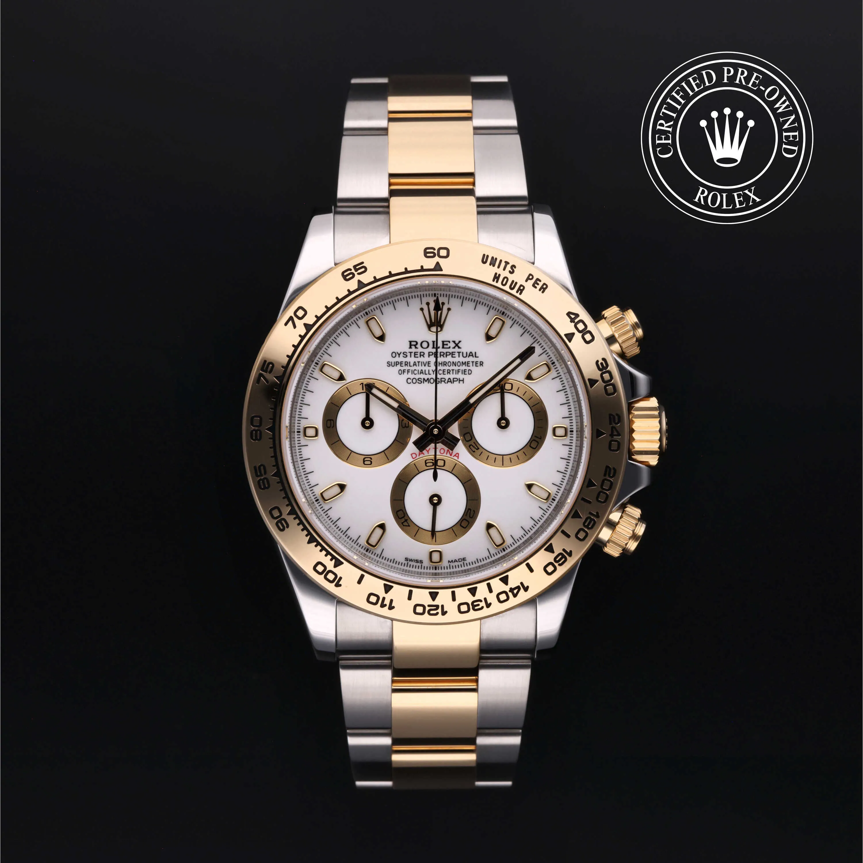 Rolex Daytona 116503 40mm Yellow gold and stainless steel White